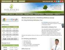 Tablet Screenshot of holmbergwellnessgroup.com